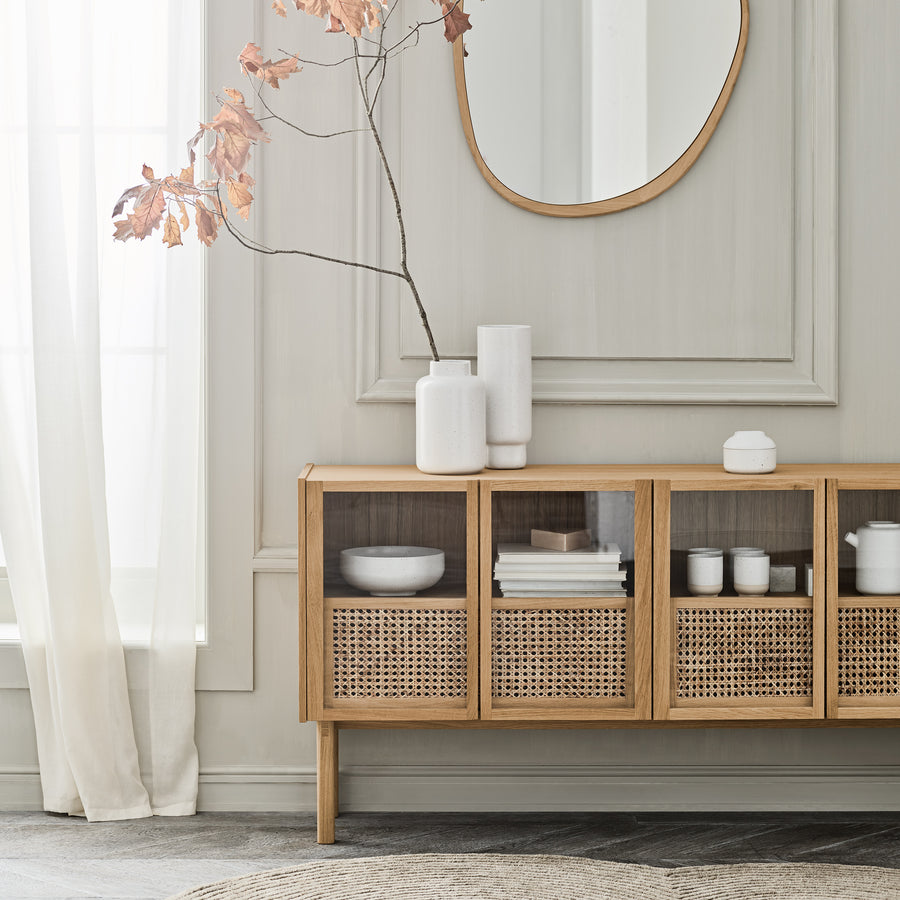 BOLIA Cana Sideboard, White Pigmented Oak, ambient detail