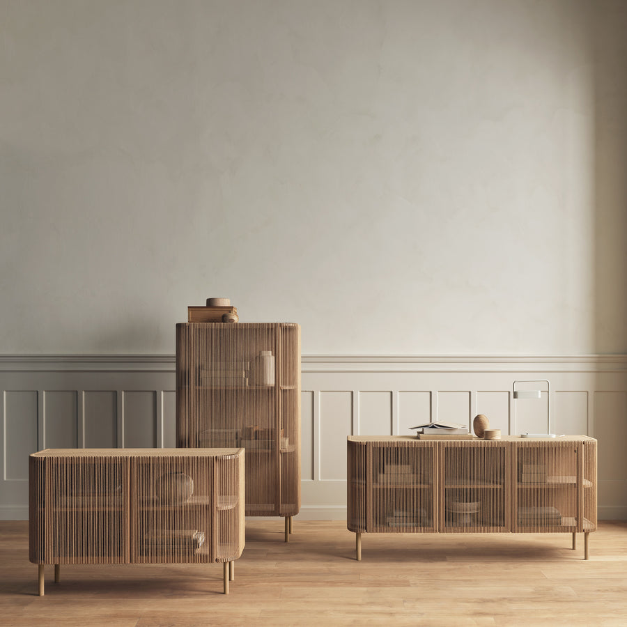 BOLIA-Cord Sideboard 168 White Pigmented Oiled Oak, with Cord family