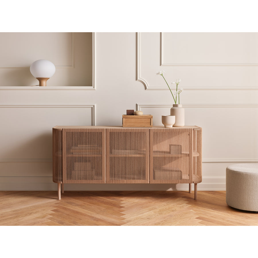 BOLIA-Cord Sideboard 168 White Pigmented Oiled Oak, ambient 2