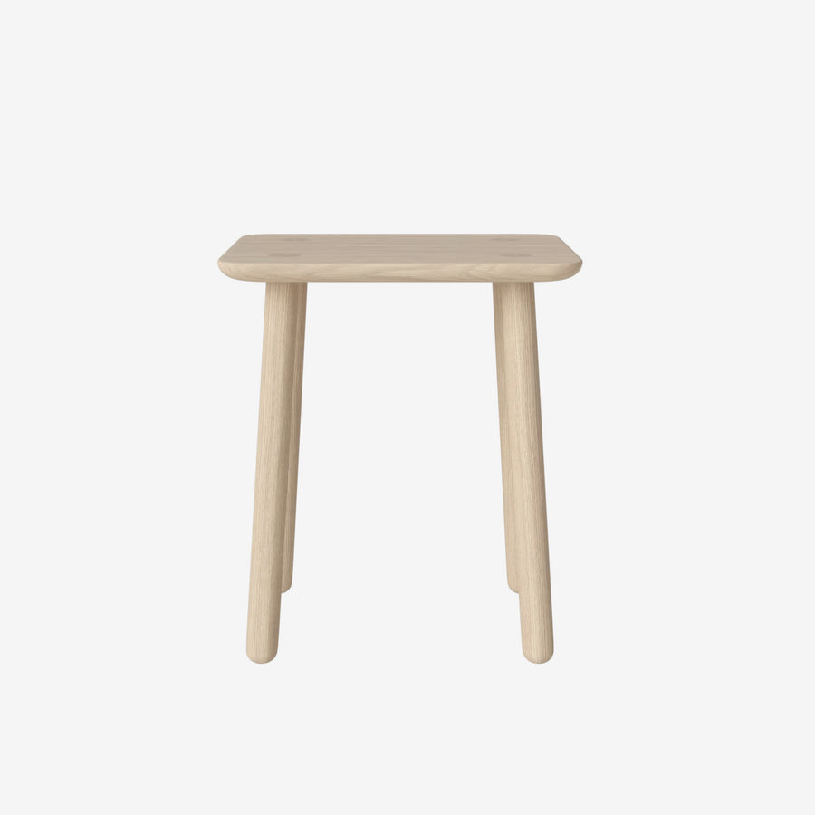 BOLIA Forest Side Table, White Pigmented Oiled Oak