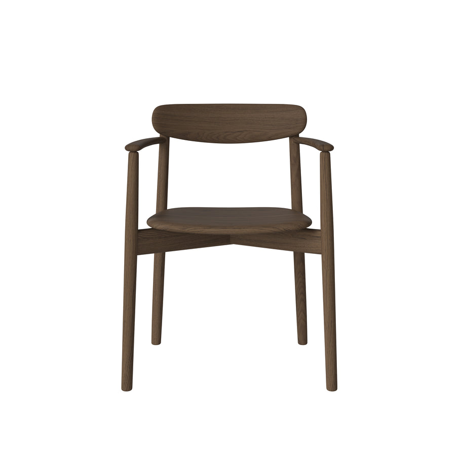 BOLIA Merge Armchair in solid Dark Oiled Oak