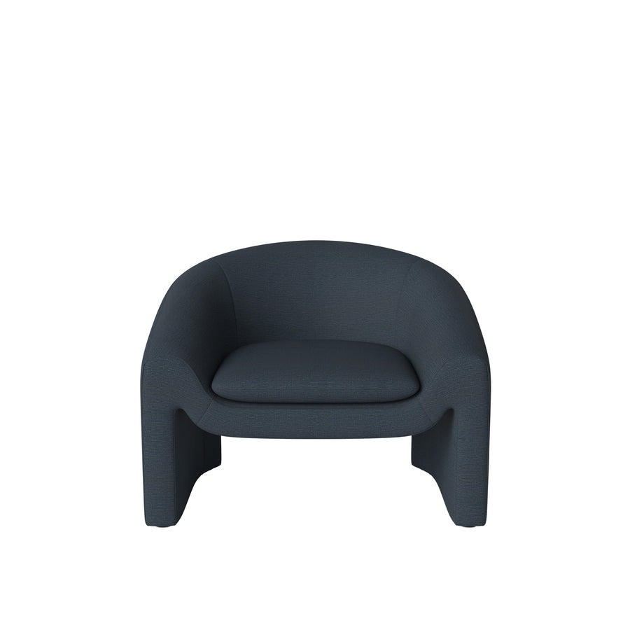 BOLIA Mielo Armchair in fabric Ocean Dark Blue