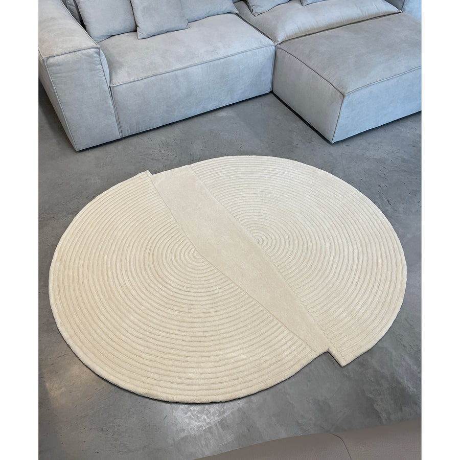 BOLIA Zen Split Rug 157 x 180, in Creme 100% undyed Wool