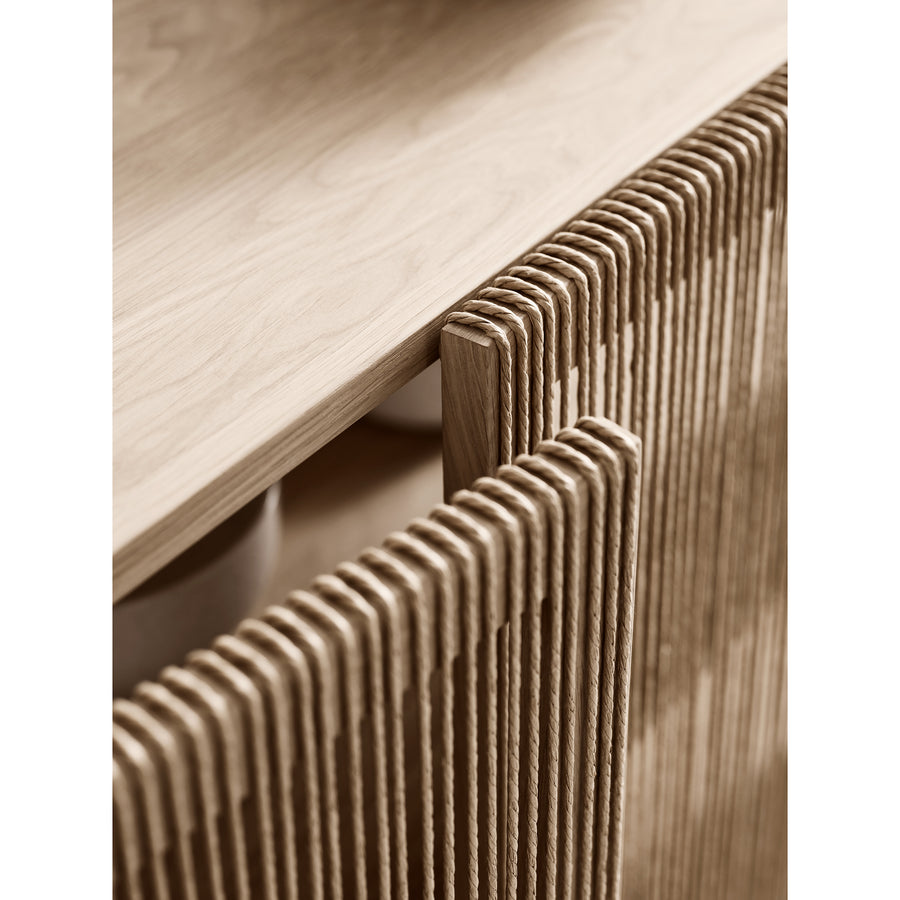 BOLIA-Cord White Pigmented Oiled Oak, door detail