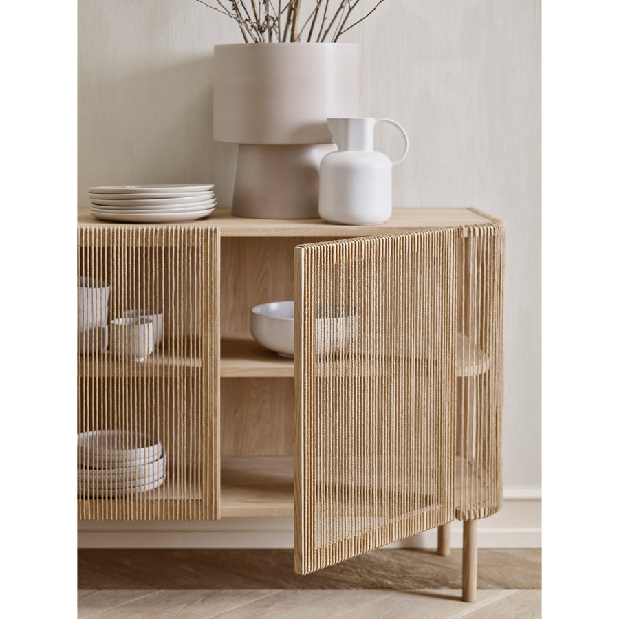 BOLIA-Cord Sideboard 120, White Pigmented Oiled Oak, ambient