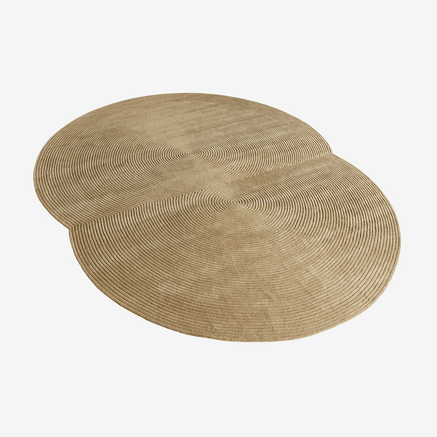 BOLIA Zen Rug Rounded 257 x 300 Dark Beige