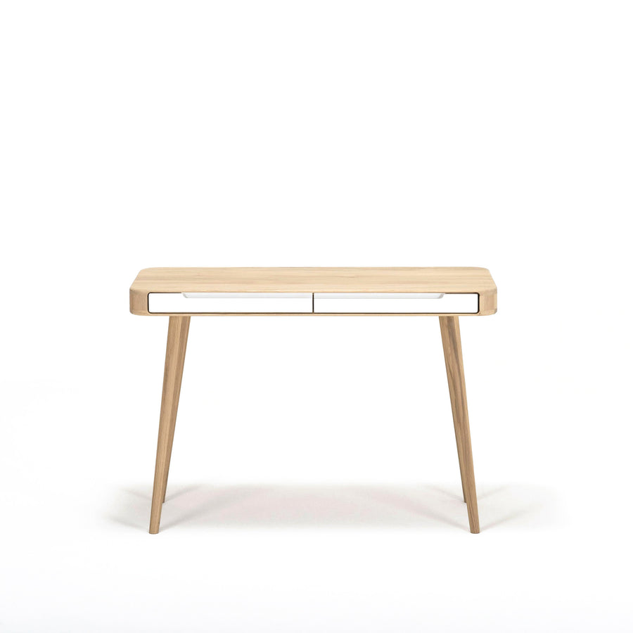 Gazzda Ena Dressing Table in solid Oak, front view