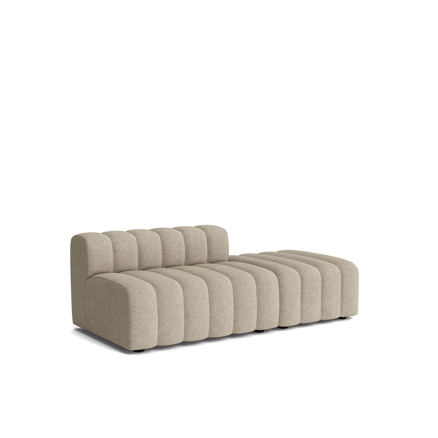 NORR11 Studio Sofa 200 cm in Barnum Beige, ottoman right